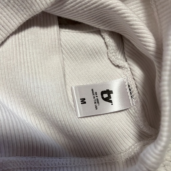 Thirty years white ribbed tank - Picture 6 of 7